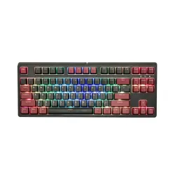Bàn phím cơ Edra EK387 RGB Dark Warrior Brown sw (USBC/PBT)