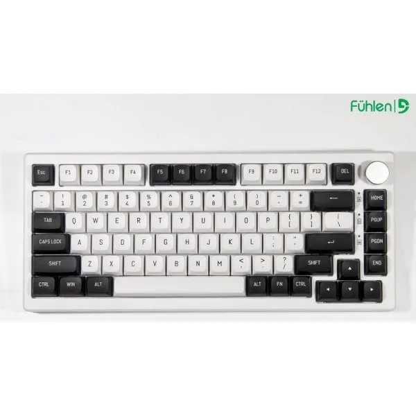 Bàn phím cơ Fuhlen H75S Panda 3 Mode Wireless Red Brown Yellow Silver Pro switch
