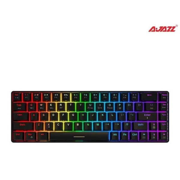 Bàn phím cơ AJAZZ K685T RGB Wireless Black Hotswap Blue switch