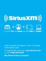 SiriusXM Gift Card
