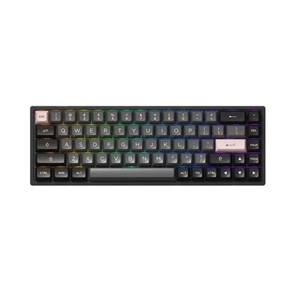 Bàn phím cơ AKKO 3068B Multi-modes Black Pink Akko CS Jelly Purple switch