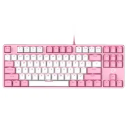 Bàn phím cơ DareU EK87 Pink White Blue switch