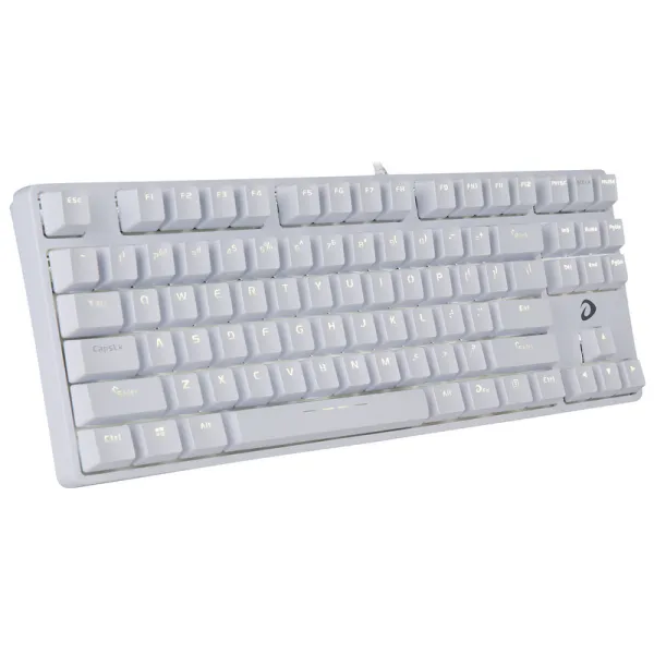 Bàn phím cơ DareU EK87 White Brown switch
