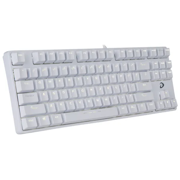 Bàn phím cơ DareU EK87 White Red switch