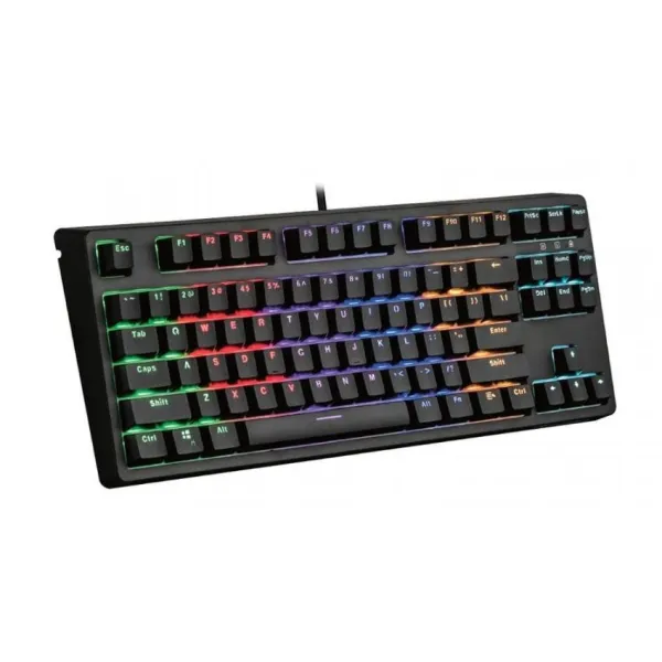Bàn phím cơ Edra EK387 Huano blue sw (usb/màu đen/led rainbow)