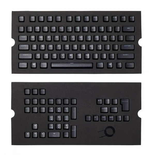 PBT Doubleshot Keycaps (CORSAIR) - Black