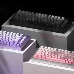 Bàn phím cơ không dây Monsgeek M1W Vỏ nhôm / Mạch xuôi / Gasket Mount / Hotswap / RGB