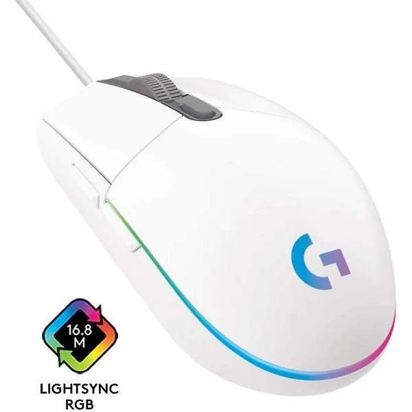 Chuột Logitech G102 Gen2 LightSync White