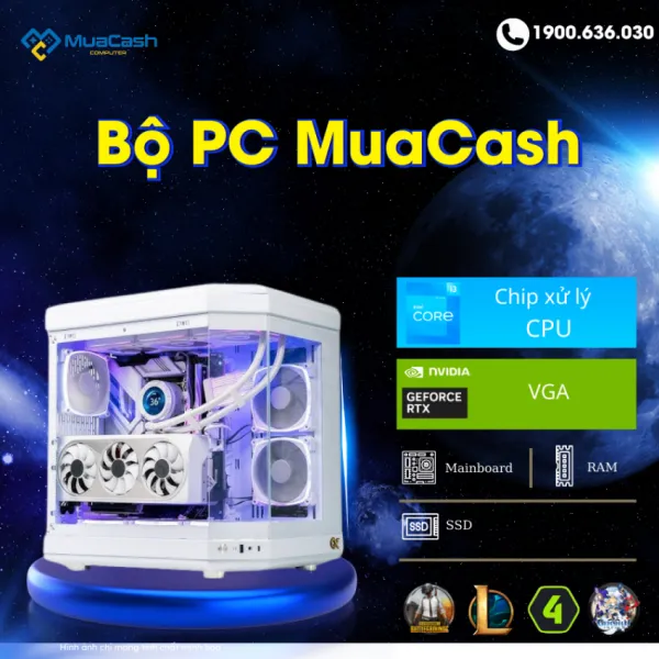 Bộ PC Xeon CBX01 (20-30 tab) (E5-2673v3 / X99 / 16GB RAM / 500 GB NVME/ GTX750TI 4G/ EM700 )